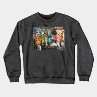 Rainbow paint pour Crewneck Sweatshirt